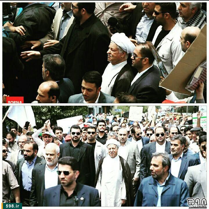 حضور پرشور محافظان هاشمی در راهپیمایی+عکس