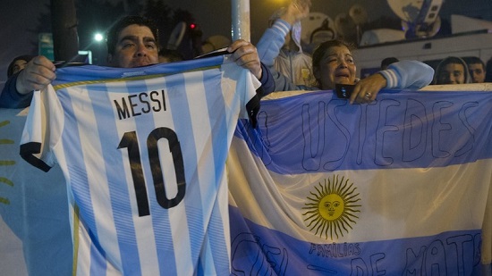 تظاهرات آرژانتینی‌ها برای لیونل مسی +عکس