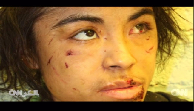دختری که حتی سرش را هم اتو زدند!+تصاویر