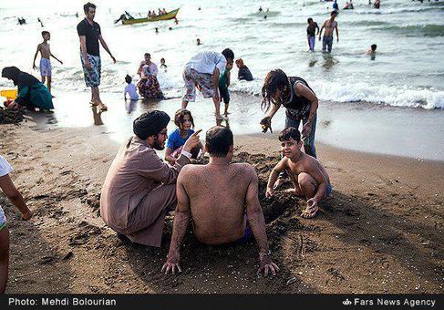 ماموریت جدید روحانیون در سواحل خزر+عکس