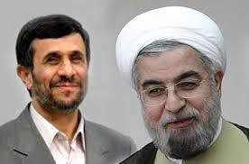 نظرسنجی درباره محبوبیت روحانی و احمدی‌نژاد