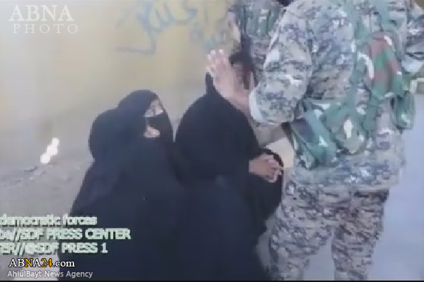 خروج ناکام داعش با لباس زنانه از منبج + عکس