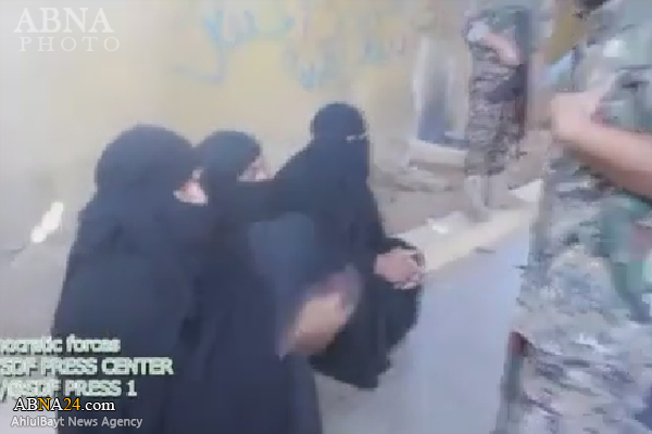 خروج ناکام داعش با لباس زنانه از منبج + عکس
