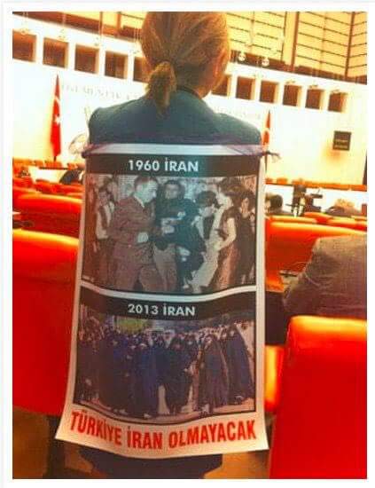 مخالف اردوغان:ترکیه ایران نمی‌شود! +عکس