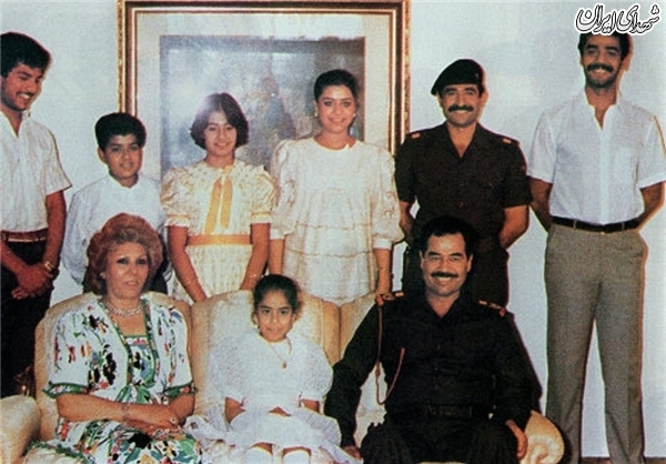 صدام حسین دیکتاتور عراق و خانواده‌اش +عکس