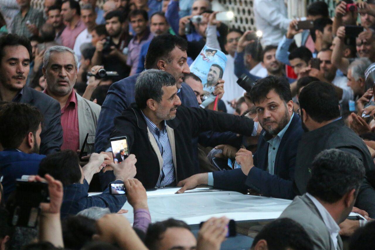 متن کامل سخنان احمدی‌نژاد در جمع مردم گرگان