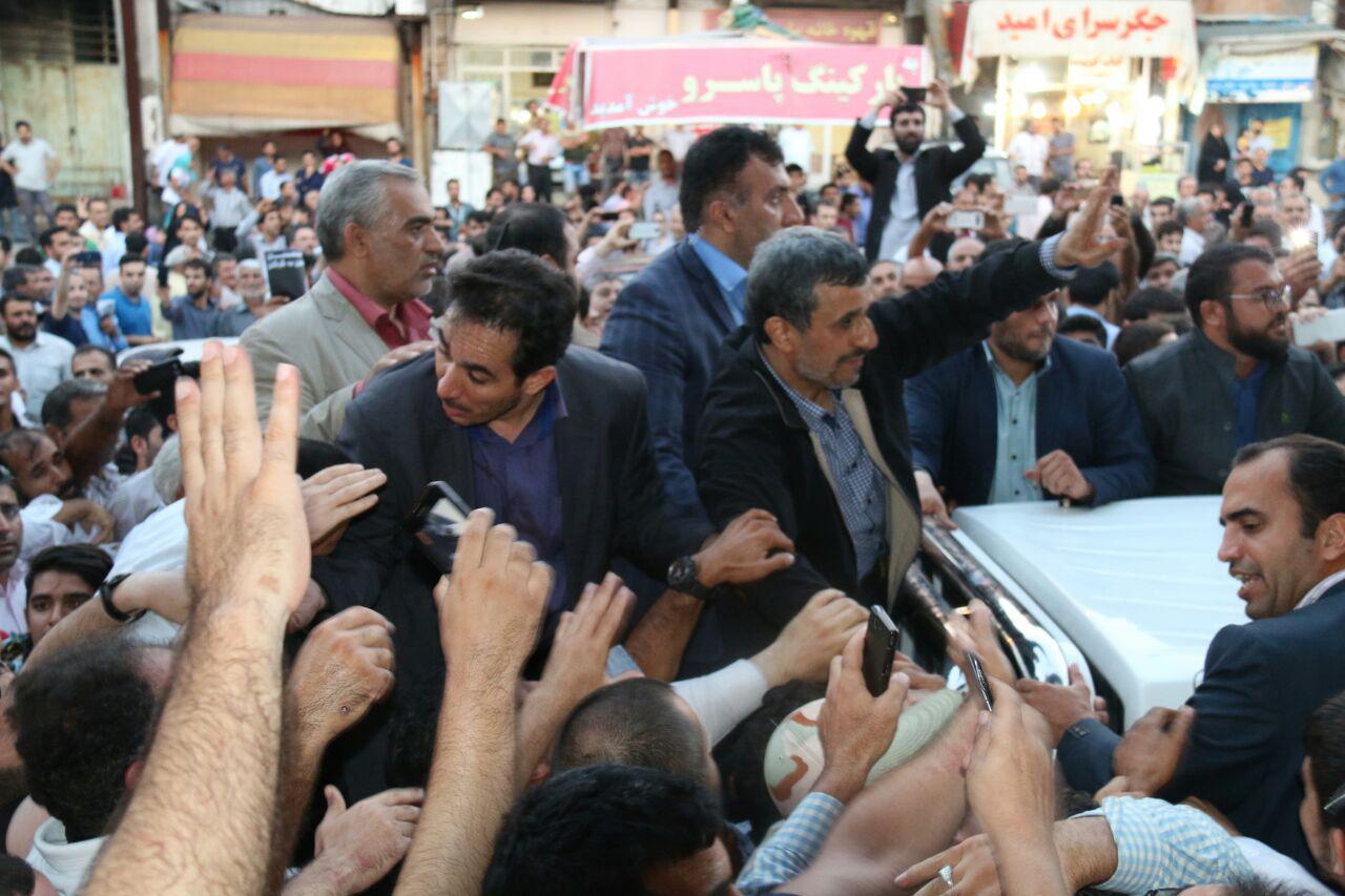 متن کامل سخنان احمدی‌نژاد در جمع مردم گرگان