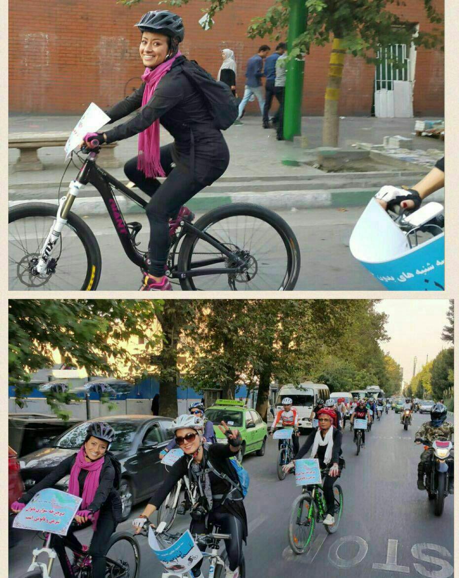 همسر سفیر سوئد سرکرده دوچرخه سواران زن؟! + عکس