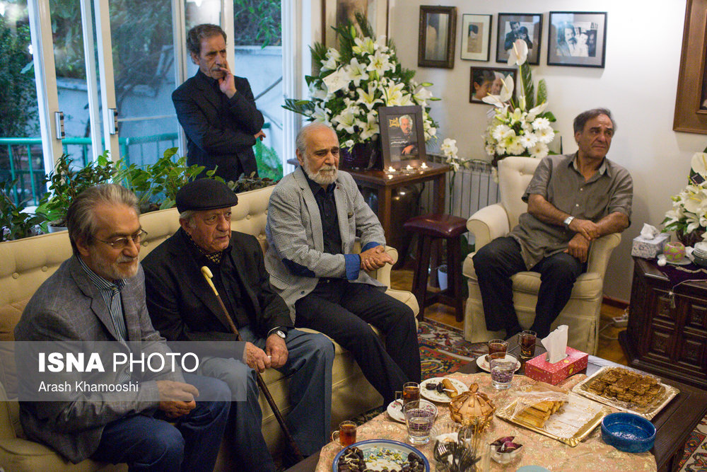 عزت‌الله انتظامی در منزل مرحوم رشیدی+عکس