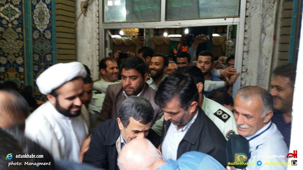 احمدی نژاد در نماز جمعه آستانه اشرفیه +عکس