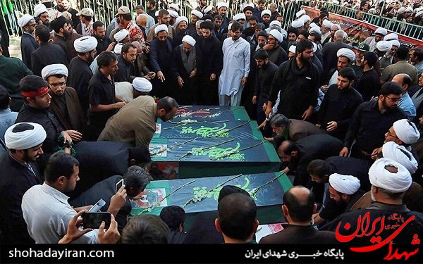 عکس / تشییع 5 شهید مدافع حرم در قم