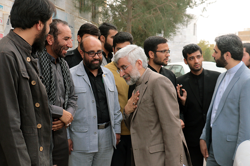 دیدار جلیلی با خانواده شهید مدافع حرم+عکس