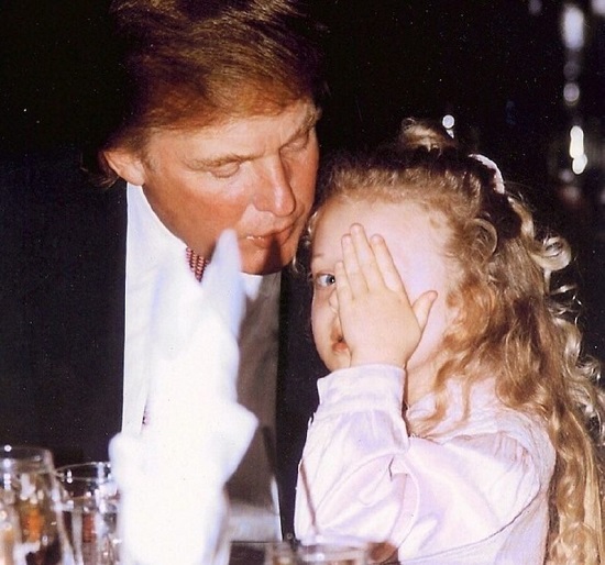 تصویر کمتر دیده شده از ترامپ و دخترش+عکس