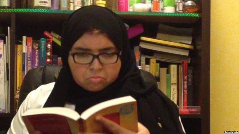 کشف حجاب زن عرب از هراس ترامپ! +عکس