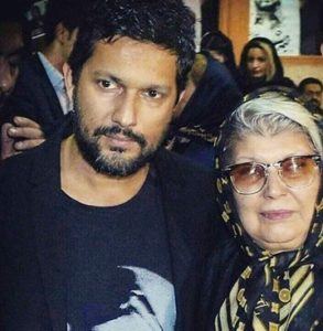 حامد بهداد و مادرش در اکران خصوصی+عکس