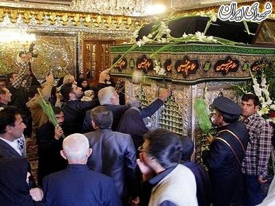 ادای احترام مردم شیراز به آیت‌الله شهید دستغیب