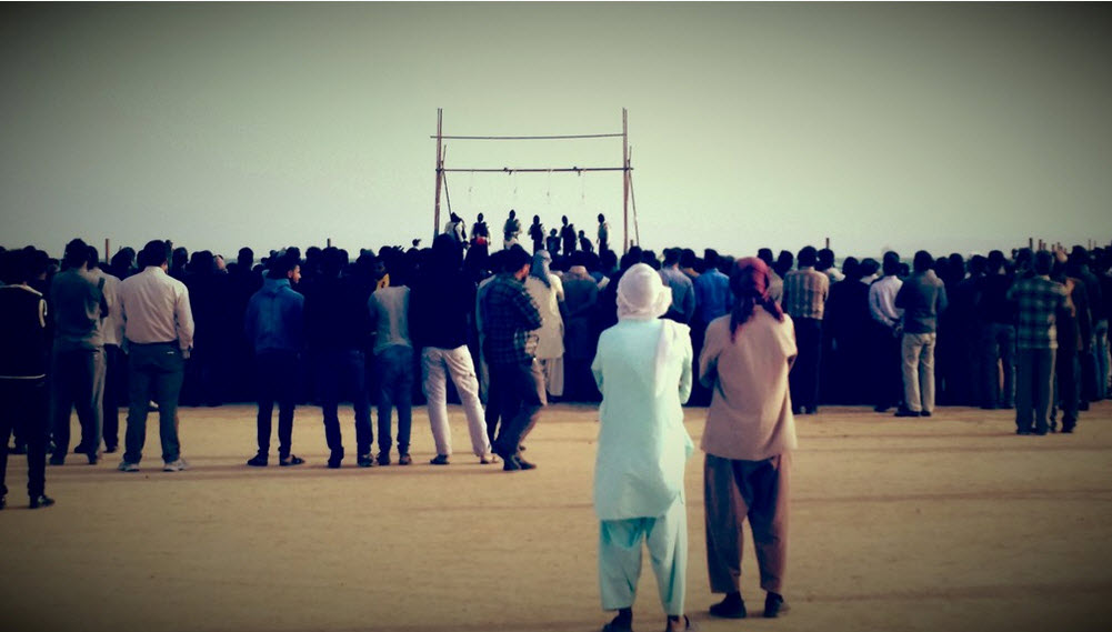 اعدام 4 متجاوز به عنف لب ساحل قشم+تصاویر