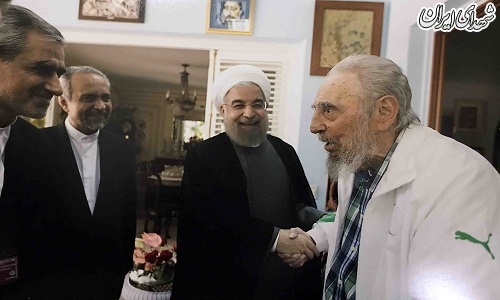 تصاویری از کاسترو،روحانی و احمدی‌نژاد+عکس