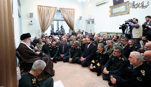 تصاویر/ دیدار فرماندهان ارشد نیروهای مسلح با رهبرانقلاب