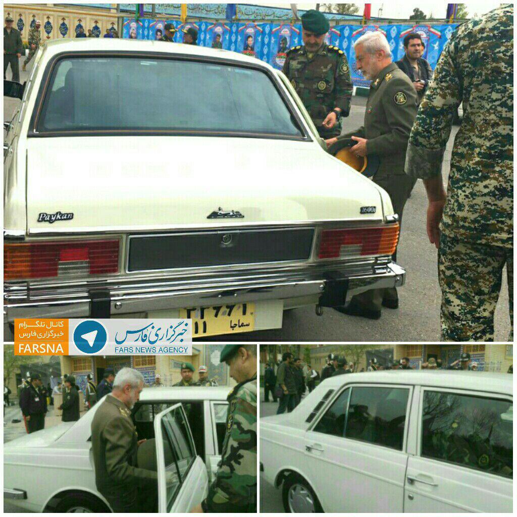 حضور متفاوت فرمانده ارتش در مراسم شهید صیاد+عکس