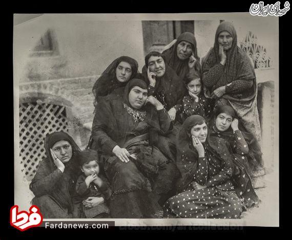 ژست جالب یک خانواده تهرانی جلوی دوربین!