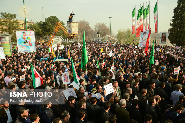 راهپیمایی گسترده مردم ایران در محکومیت آشوبگران