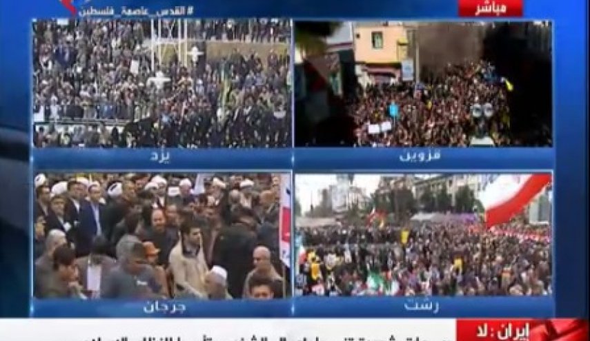صبح امروز: راهپیمایی مردم قزوین، رشت، یزد و گرگان