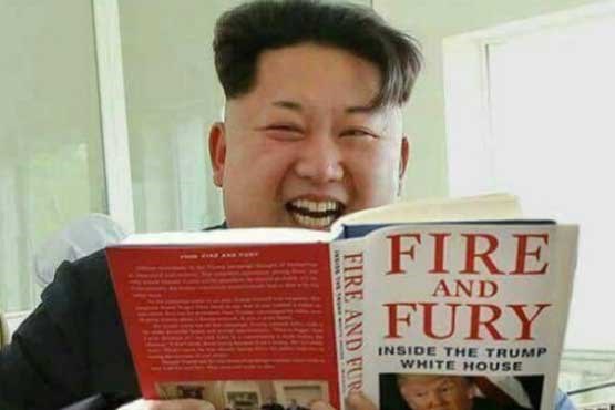 واکنش رهبر کره شمالی به کتاب آتش و خشم + عکس