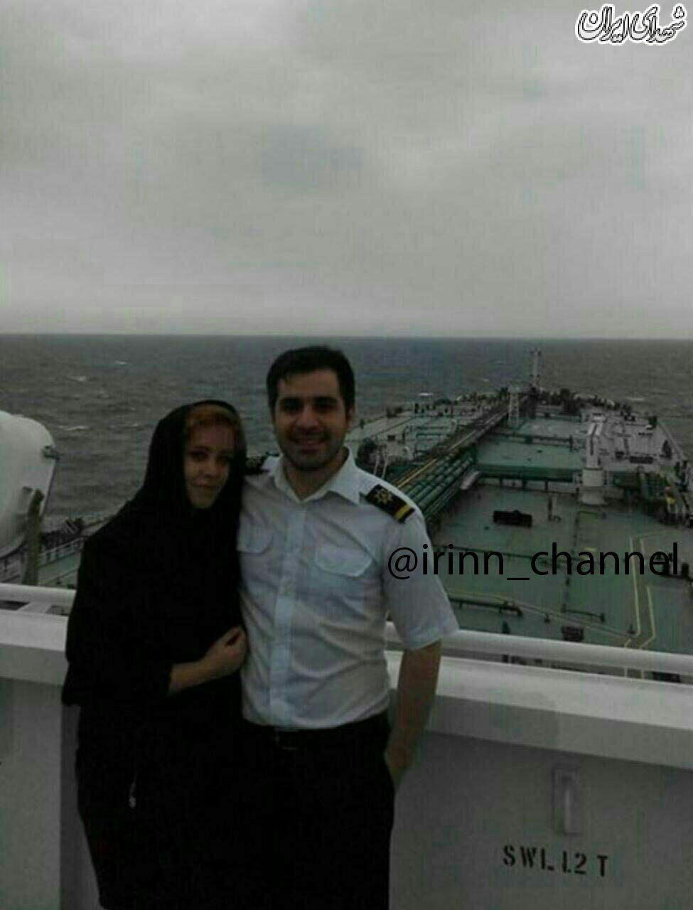 عکس/ آخرین سلفی زوج ایرانی در نفتکش سانچی