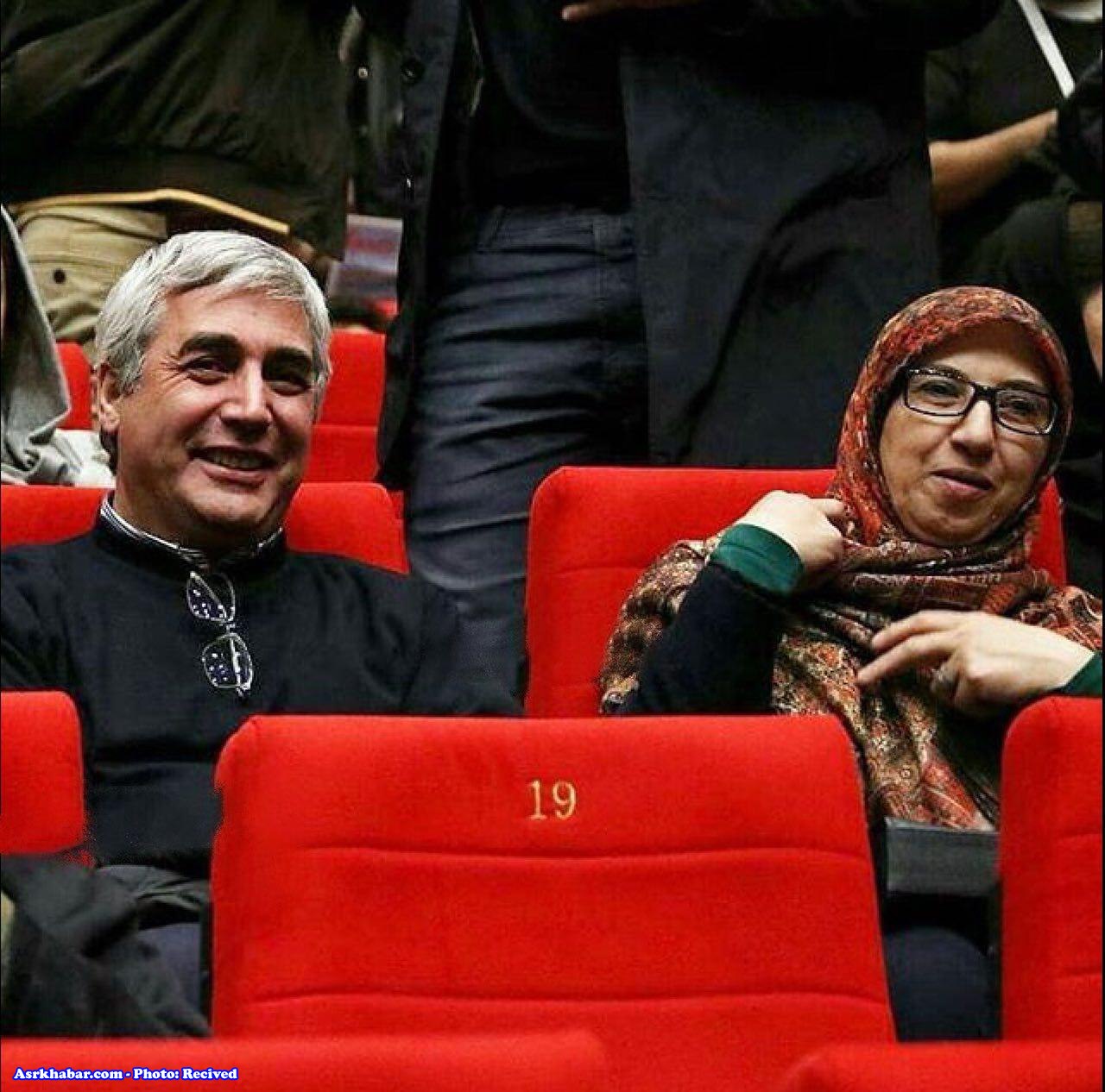 حاتمى كيا به همراه همسرش در جشنواره فجر + عکس