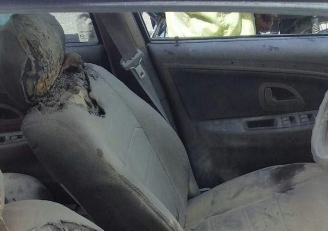 یک کارگر اخراجی ماشین شهردار را آتش زد! + عکس
