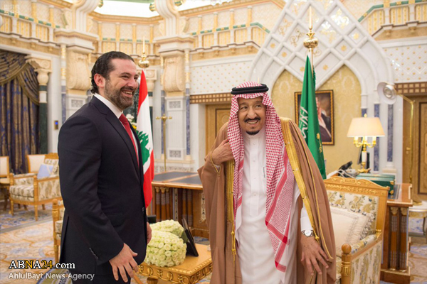 دیدار سعد حریری با شاه عربستان در ریاض + عکس