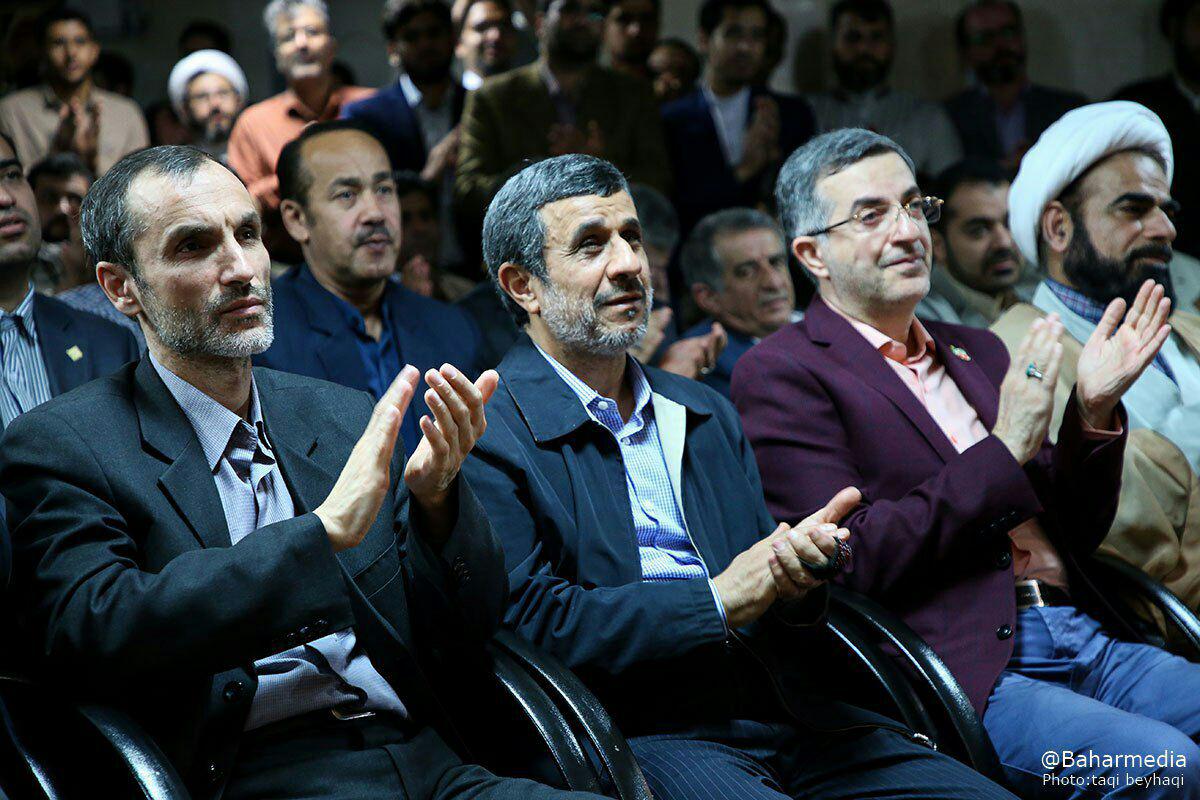 جشن میلاد با حضور احمدی نژاد و مشایی+عکس