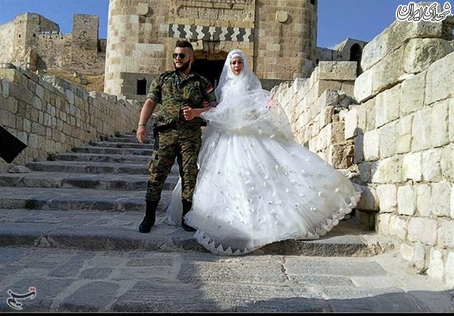 جشن عروسی ۳۰ سرباز ارتش سوریه+عکس