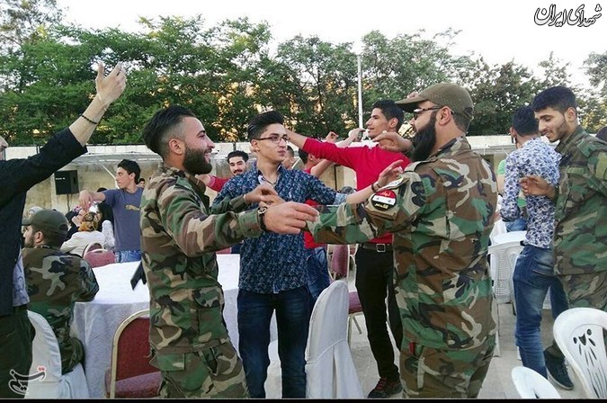 جشن عروسی ۳۰ سرباز ارتش سوریه