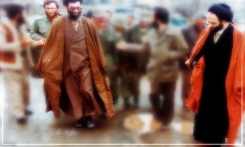 رهبر انقلاب و شهیدان رحیمی و بروجردی+عکس