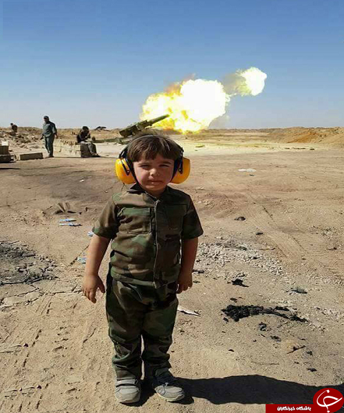 کوچکترین کودکی که به جنگ داعشی ها رفت