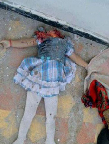 جنایت داعش در بریدن سر دختر 3 ساله+عکس