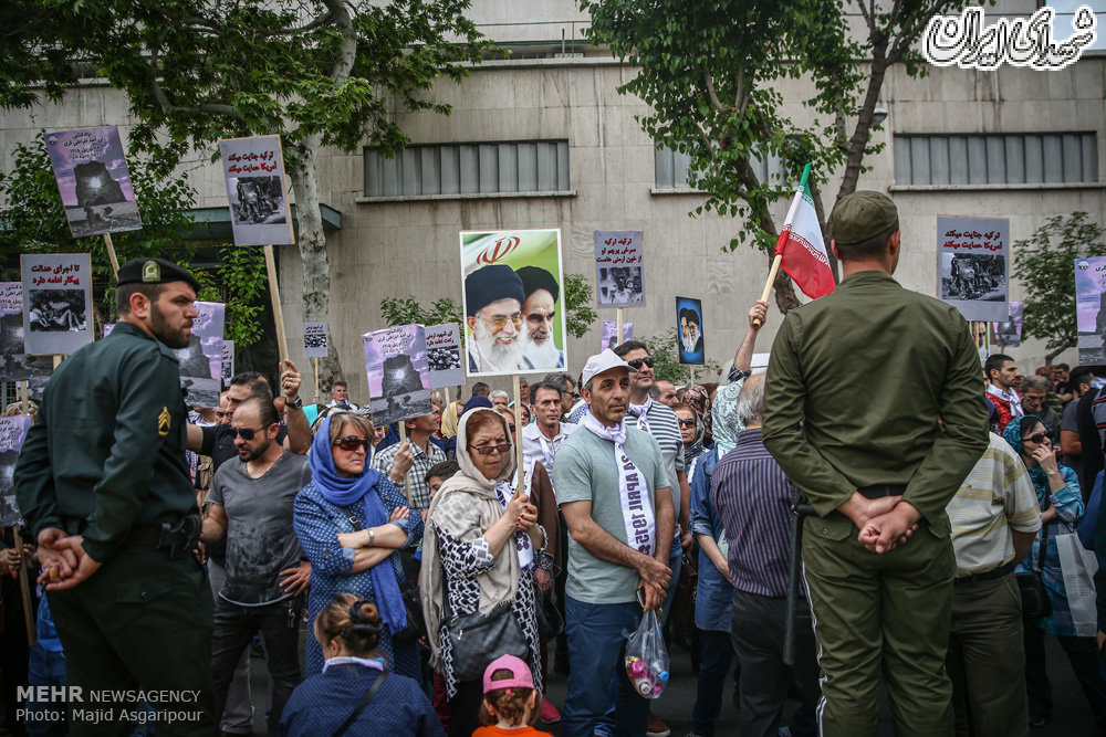 حاشیه‌های راهپیمایی امروز ارامنه تهران+عکس