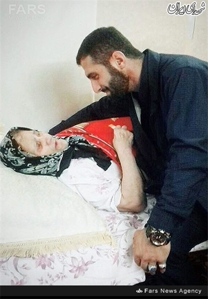 حامد بافنده شهید مدافع حرم بالاسر مادر+عکس