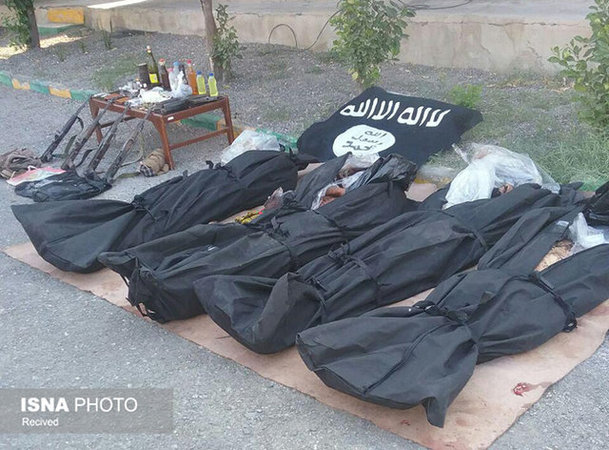 هلاکت اشرار مسلح با پرچم داعش +تصاویر