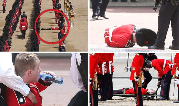 آبروریزی 5 سرباز انگلیسی در جشن تولد ملکه!+عکس