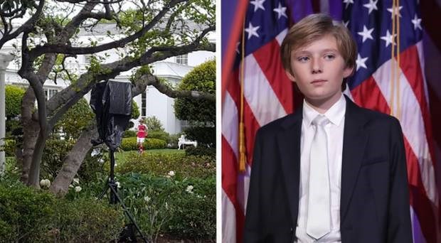 پسر دونالد ترامپ و علاقه به تیم آرسنال +عکس