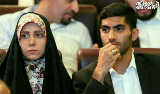 فوتبالیست معروف و همسر چادری اش+عکس