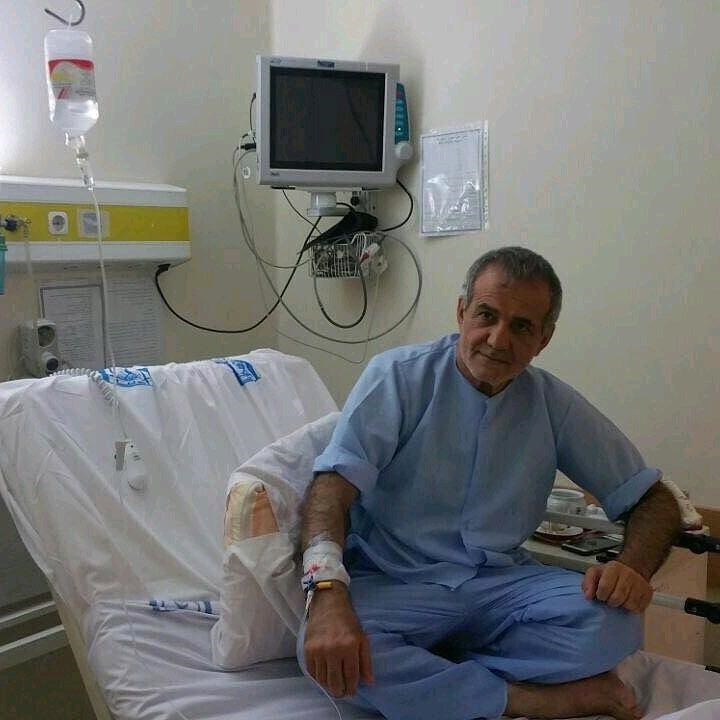 نایب رئیس مجلس روی تخت بیمارستان +عکس