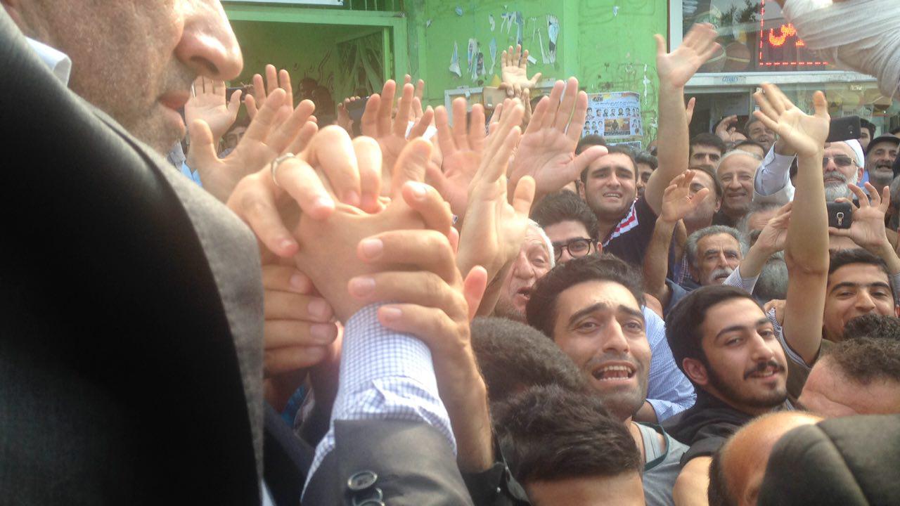 حضور احمدی نژاد در شهرستان گیلان +عکس
