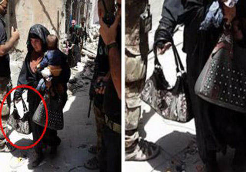عملیات انتحاری زن داعشی با کودکش +عکس