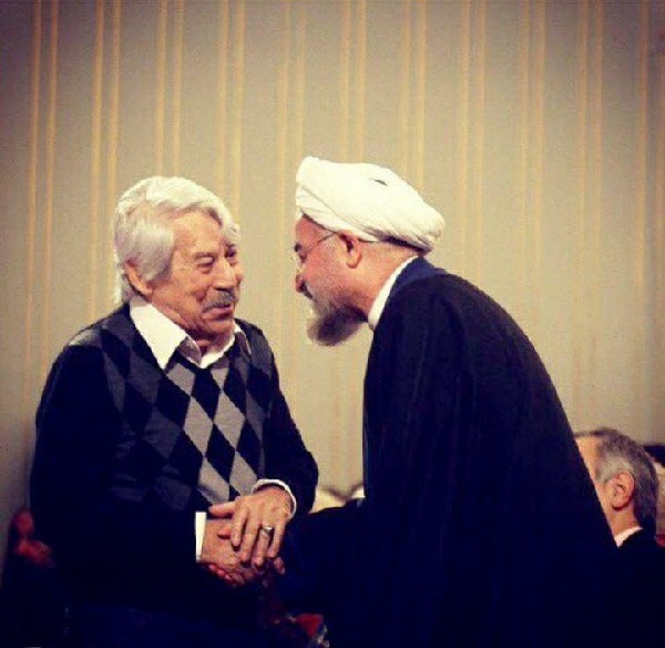 حسن روحانی و مرحوم داوود رشیدی +عکس