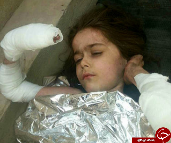 دختر بچه داعشی مدیون ارتش عراق شد+عکس