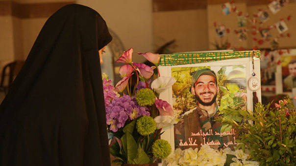 روایتی زنانه از لحظه شهادت سه شهید حزب‌الله در سوریه +عکس